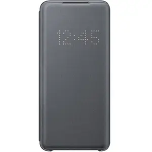 Etui folio LED View Cover Samsung gris pour Galaxy S20 G980 pas cher