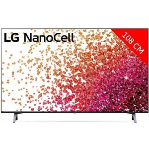 TV LED 4K 108 cm 43NANO756PR - LG - Télévision LCD rétro-éclairée par ... pas cher
