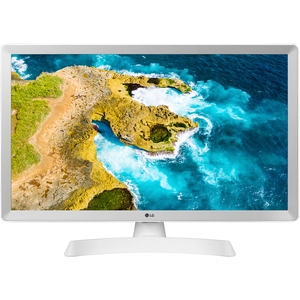 LG ELECTRONICS Moniteur LG 24TQ510S-WZ.API Blanc - LED - 1366 x 768 pixels - 14 ms - Wifi - Ethernet/LAN pas cher