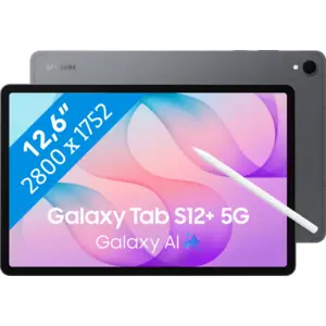Samsung Galaxy Tab S12 Plus 12,6 Pouces 256 Go Wifi + 5G Argent SM-X84...