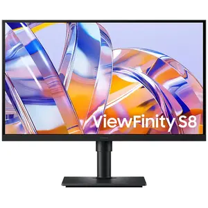 Samsung Viewfinity S8 S80H (3840 x 2160 pixels, 27"), Moniteur, Noir pas cher