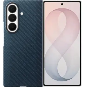 Samsung Carbon Magnet Coque De Téléphone Pour Z Fold8 Ultra Bleu pas cher