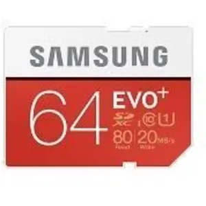 Carte mémoire SDXC UHS-I Samsung EVO 64Go - Vitesse de lecture jusquà ... pas cher