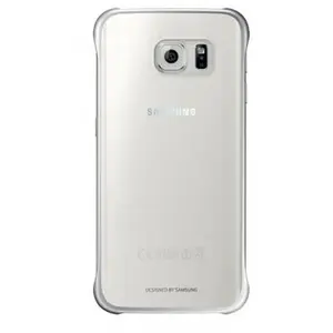 Samsung Clear Cover voor Samsung Galaxy S6 edge - Zilver pas cher