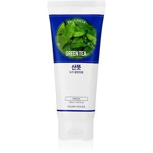 Holika Holika, Nettoyant pour le visage, Daily Fresh Green Tea (Mousse nettoyante, 150 ml) pas cher