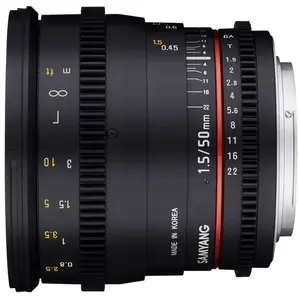 Samyang Objectif Samyang 50mm T1.5 VDSLR Canon pas cher