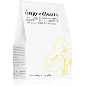 Ongredients, Nettoyant pour le visage, Jeju Cica Cleansing Ball - 110g... pas cher
