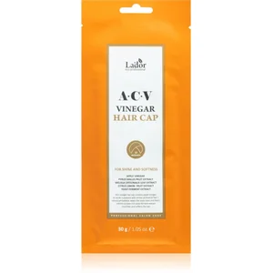 Lador Eco Professional Azijn Haarmasker In Muts - 30 g x 5 Stuks - Diepe Reiniging - Glans En Zachtheid - Voor Alle Haartypen pas cher