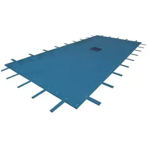 Bâche - Piscine Rectangulaire - 8 x 14 m - Bleu - 140 g/m² - Protection contre les intempéries pas cher