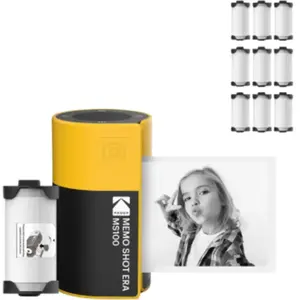 Kodak Appareil photo instantané Memo Shot MS100 Jaune Bundle, Appareil... pas cher