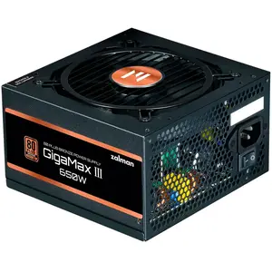 Zalman GigaMax III 80+ BRONZE ATX 3.0 (650 W), Alimentation PC, Bronze pas cher
