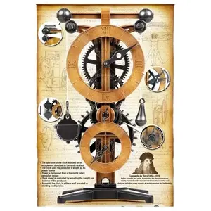 Horloge Léonard De Vinci-Academy pas cher