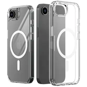 Araree Duple M MagSafe case for iPhone 16e transparent (Apple iPhone 16e), Coque pour téléphone portable, Transparent pas cher