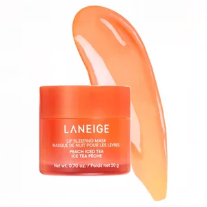 Laneige, Soin pour les lèvres, - Lip Sleeping Mask Peach Iced Tea (Baume à lèvres) pas cher