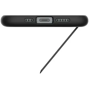 Coque pour iPhone 16e - Spigen Slim Armor MagSafe - Noir pas cher