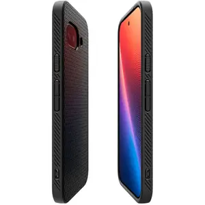 Coque pour Google Pixel 9a - Spigen Liquid Air - Noir Mat pas cher