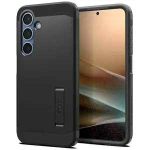 Spigen Tough Armor Backcover MagSafe voor de Samsung Galaxy S25 Plus - Zwart