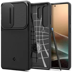 Coque pour Samsung Galaxy S25 Ultra Noir Spigen Optik Armor pas cher