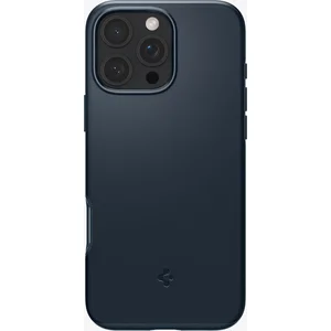 Spigen Thin Fit MagFit - Coque de protection pour téléphone portable - compatibilité avec MagSafe - polycarbonate (PC), polyuréthane thermoplastique souple (TPU) - ardoise métal - pour Apple iPhone 16 Pro pas cher