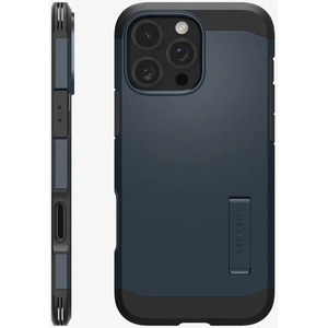 Spigen Tough Armor T MagSafe Metal Slate iPhone 16 Pro pas cher