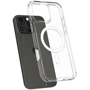 Comparateur de prix : Merkloos / Sans marque Spigen Ultra Hybrid T MagFit Hoesje Geschikt voor Apple iPhone 16 Pro - Back Cover Compatibel met MagSafe - Wit