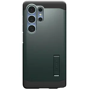 Spigen Tough Armor Backcover MagSafe voor de Samsung Galaxy S25 Ultra - Abyss Green pas cher