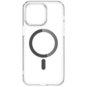 Spigen Ultra Hybrid MagFit case geschikt voor iPhone 15 Pro Max - Grijs pas cher
