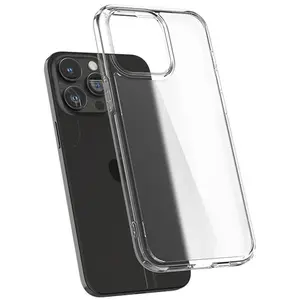 Spigen Ultra Hybrid hoesje geschikt voor iPhone 15 Pro - Transparant pas cher
