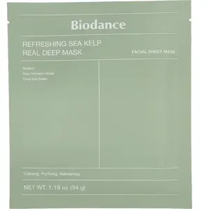 Biodance - Refreshing Sea Kelp Real Deep Mask - 4pcs