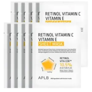 APLB Retinol Vitamin C Vitamin E Sheet Mask Gezichtsmasker pas cher