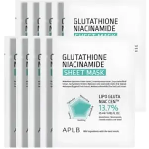 APLB Gluthathione Niacinamide Sheet Mask Gezichtsmasker pas cher