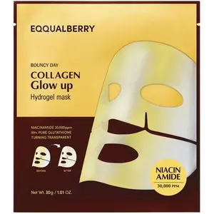 Eqqualberry, Masque pour le visage, - Masque Hydrogel Collagène Glow u... pas cher
