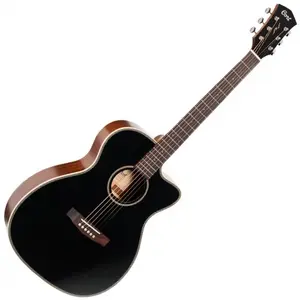 Cort Essence OC4 Black Top Natural Semi Gloss elektrisch-akoestische westerngitaar pas cher