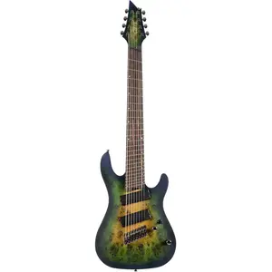 CORT KX508MSMBB3 8 snarige Elektrische gitaar Marina Blueburst pas cher