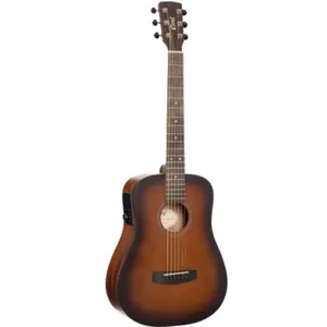 Cort Earth Mini GO Open Pore Brown Burst elektrisch-akoestische wester... pas cher