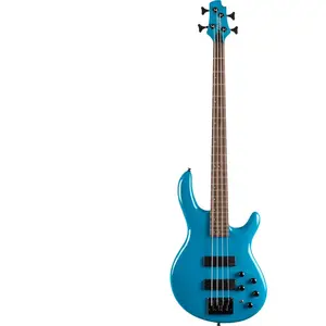 CORT COC4DCBL Basgitaar, C4 Deluxe, Candy Blue