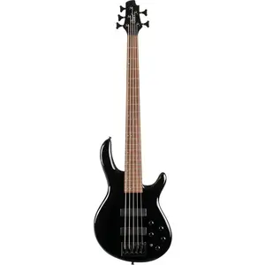 CORT COC5DBK Basgitaar, C5 Deluxe, 5-snarig, BlackVendu parbax-music