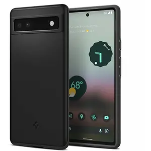 Spigen Thin Fit Google Pixel 6A Hoesje Back Cover Zwart pas cher