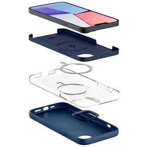 Spigen Silicone Fit Dun MagSafe Hoesje Geschikt voor Apple iPhone 14 P... pas cher
