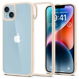 Spigen - Ultra Hybrid iPhone 14 Plus Hoesje - transparant/beige pas cher