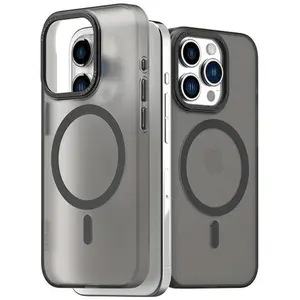 Araree etui Aero Frame iPhone 15 Pro Max 6.7" prze roczysty-czarny/clear black AR20-01860D (Apple iPhone 15 Pro Max), Coque pour téléphone portable, Transparent pas cher