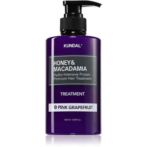 KUNDAL Honey & Macadamia Treatment hydro-intensywna kora proteinowa do w osów Pink Grapefruit 500 ml pas cher