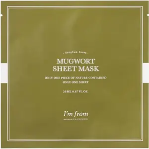 I'm From, Masque pour le visage, Masque en feuille à l'armoise Masque de beauté coréen Nouveau pas cher