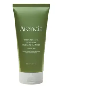 Arencia Green Tea + LHA Deep Pore Rice Cake Cleanser Reinigingscrème pas cher