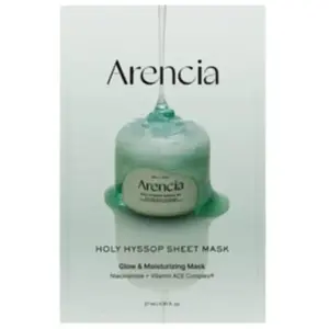 Arencia Holy Hyssop Sheet Mask Gezichtsmasker pas cher