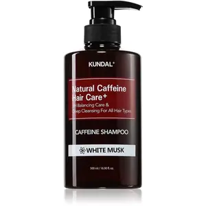 Kundal, Shampoing, Caffeine Shampoo White Musk 500ml (500 ml) pas cher