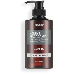 Kundal, Shampoing, Honey and Macadamia Nature Shampoo Baby Powder 500ml (500 ml, Shampoing liquide) pas cher