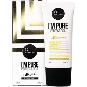 Gezichtszonnecrème Suntique I'm Pure 50 ml SPF 50+ pas cher