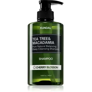 쿤달 Tea Tree & Macadamia Deep Cleansing Shampoo pas cher
