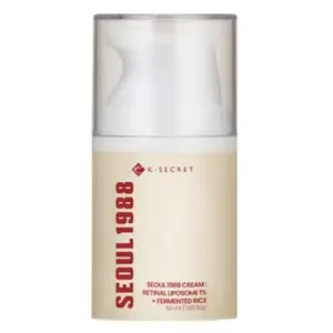 K-Secret, Crème visage, Ksecret Seoul 1988 Cream with Retinal Liposome 1% and Fermented Rice 50ml (50 ml, Crème de nuit) pas cher